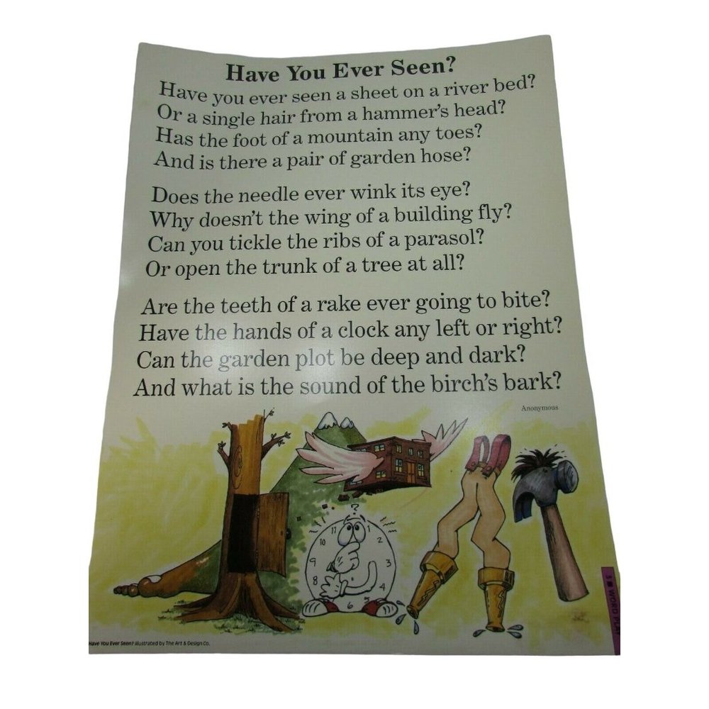 Vintage Have You Ever Grade School Poster Art & Design 30213